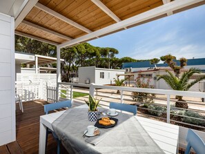 Panoramic Mobile Home | Terrace/patio - Anxur Village Camping (Fondi)