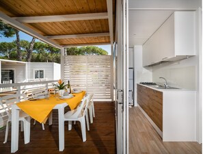 Mobile Familienunterkunft | Terrasse/Patio