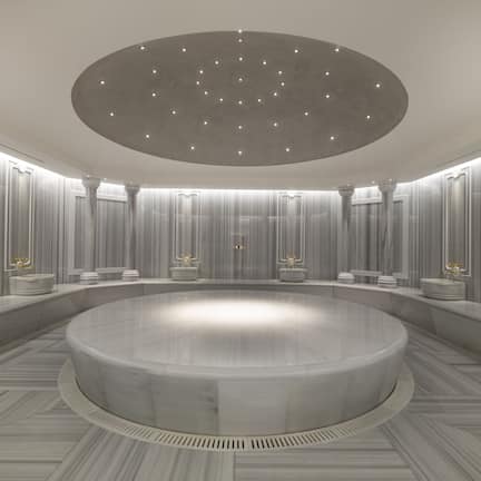 Couples treatment rooms, sauna, steam room, Turkish bath