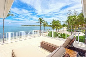Terrace/patio - Sea 2 Infinity: Beach House w/Heated Pool, Hot Tub + 2 Free Paddleboards; Walk to Rum Point Club! (Grand Cayman)
