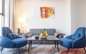 Suite Studio Exécutive | Literie de qualité supérieure, surmatelas