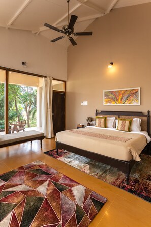 Premium Room, Partial Lake View | Minibar, in-room safe, desk, laptop workspace - Oleander Farms (Khalapur)