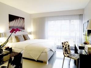 Junior-stúdíóíbúð | Straujárn/strauborð, ókeypis þráðlaus nettenging, rúmföt