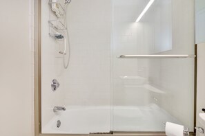 Combined shower/tub, shampoo, toilet paper - Harvard Square! (Cambridge)