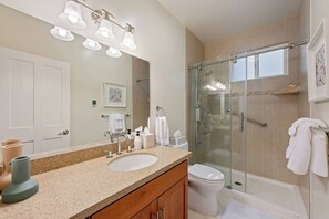 Hair dryer, towels