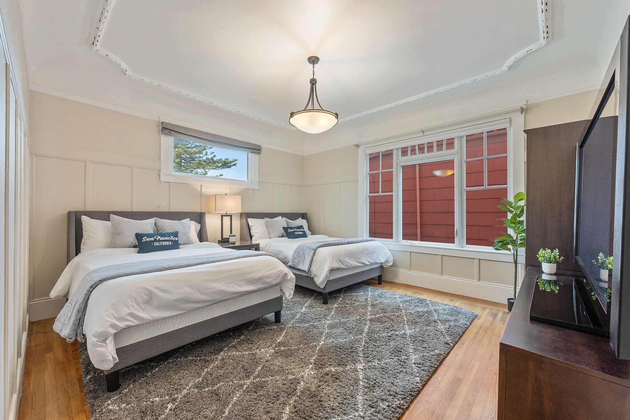 2 bedrooms, desk, free WiFi, bed sheets