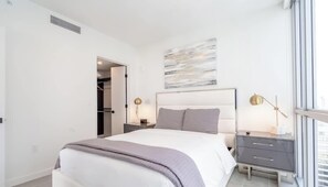 1 bedroom, iron/ironing board, travel crib, free WiFi