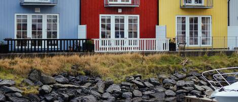 Façana frontal de l'allotjament
