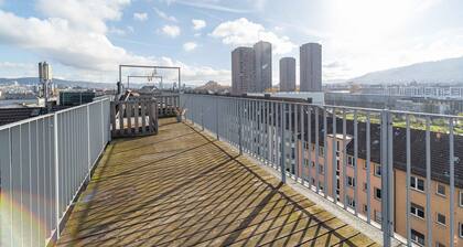E-64 Duplex-3BDR apartment with Sky roof-Zurich West