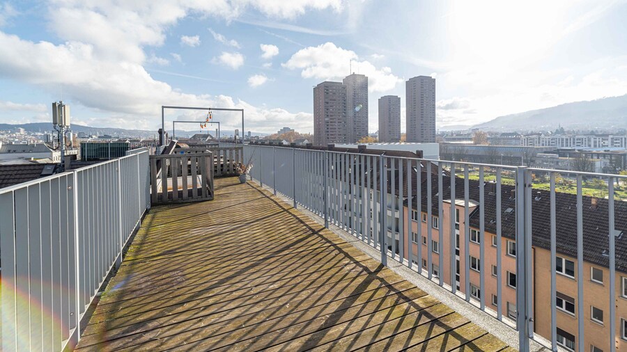 E-64 Duplex-3BDR apartment with Sky roof-Zurich West