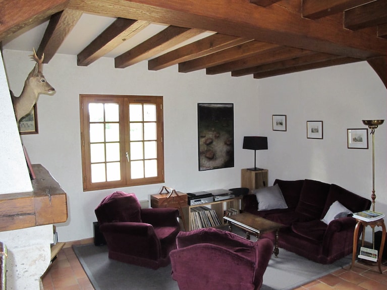 3 Bedroom House And Tv Lounge, Private Swimming Pool, 50 Ha Forest, Ponds, Tennis - Cour-Cheverny