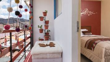 Habitación individual superior | Terraza o patio