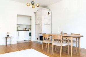 Kaupunkihuoneisto | 1 makuuhuone, silitysrauta/-lauta, ilmainen Wi-Fi, vuodevaatteet