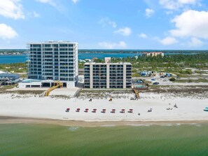 Accommodatie ligt op het strand