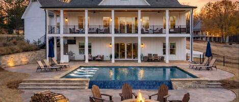 Una piscina climatizada