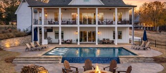 7 Bedrooms • King Suites • Heated Pool • Dock • Kayaks