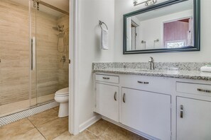 Hair dryer, towels