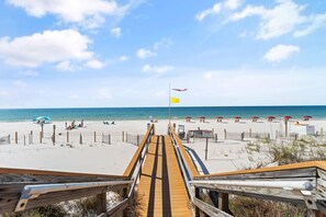 Accommodatie ligt op het strand