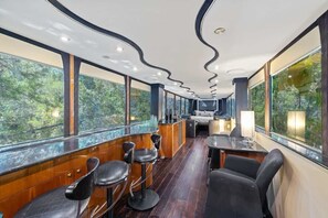 Bar (on property) - The Lux Lounge near COTA: Hot Tub, BBQ & Events! (Austin)