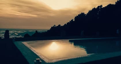 Holiday apartment Ginestra with pool on the hills of Lucca view on the sea