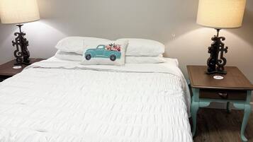 2 chambres, fer et planche à repasser, Wi-Fi, draps fournis