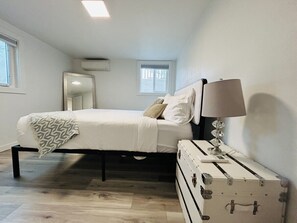 Desk, iron/ironing board, travel crib, free WiFi