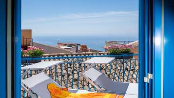 Chambre Double Exclusive, vue mer | Terrasse/Patio
