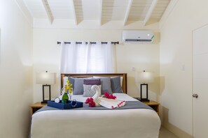 2 Schlafzimmer, Zimmersafe, Schreibtisch, Bügeleisen/Bügelbrett