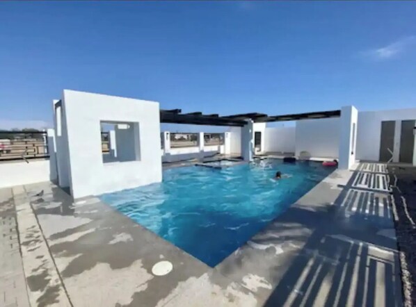 Outdoor pool - Casa Gutierrez- Vacation Home in Rocky Point (Puerto Peñasco)