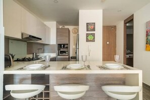 Private kitchen - Spectacular Apartment in Spiaggia (La Boquilla)