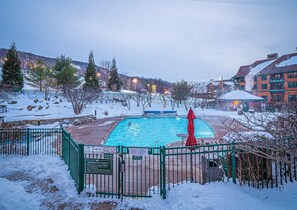 A heated pool - Heated Pool Hot Tubs Sauna Gym Mtn Views Appalachian @ Mtn Creek #345 (Vernon)