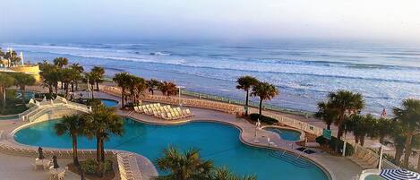 Indoor pool, outdoor pool