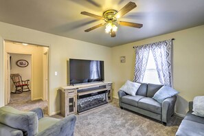 TV, foosball - Cozy Helper Home w/ Fenced Yard, Pets Welcome (Helper)