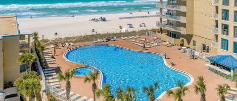 Indoor pool, a heated pool