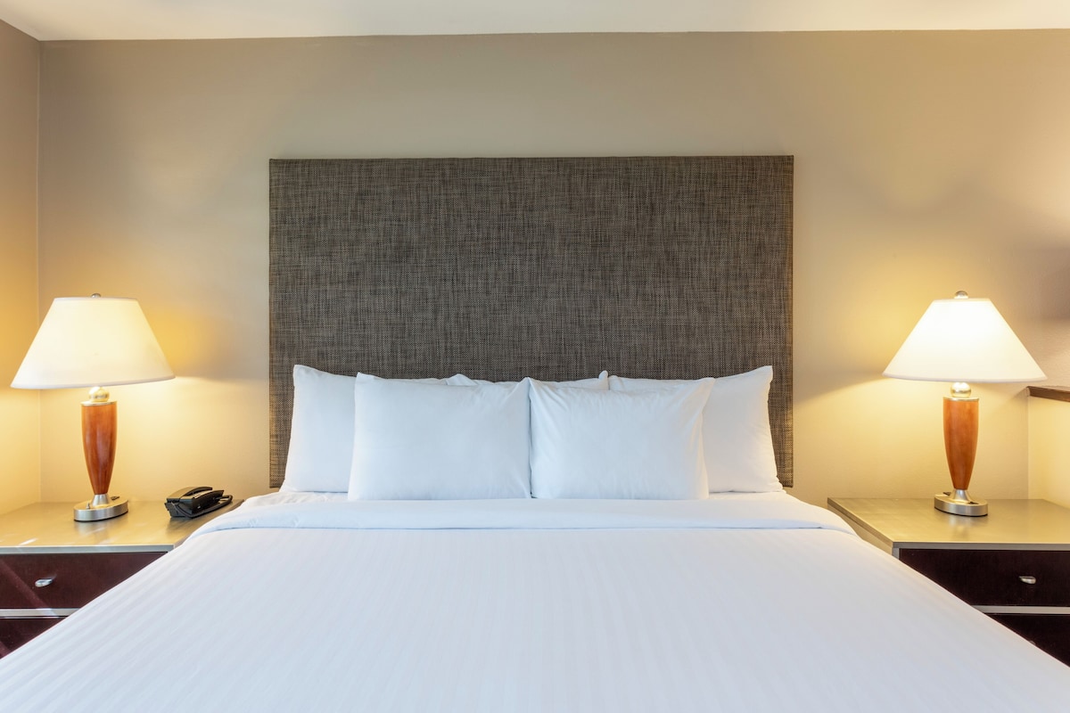 Desk, iron/ironing board, free WiFi, bed sheets