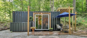 Tiny Home w/ Hot Tub & Mini Highland Cows!