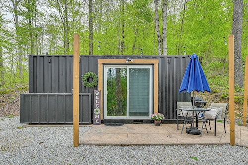 Tiny Home w/ Hot Tub & Mini Highland Cows!