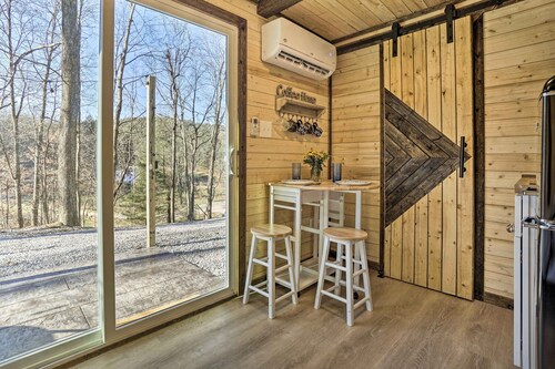 Tiny Home w/ Hot Tub & Mini Highland Cows!
