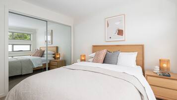 3 soverom, strykejern/-brett, reiseseng for barn og wi-fi (inkludert)