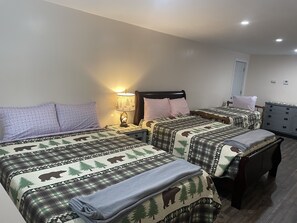 3 chambres, accès au Wi-Fi (inclus), literie fournie