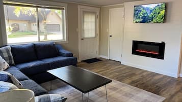 TV connectée, cheminée