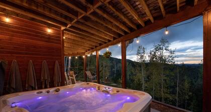 VIEWS, luxury amenities, hot tub, barrel sauna, office space