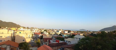 Vue depuis lâhĂ©bergement