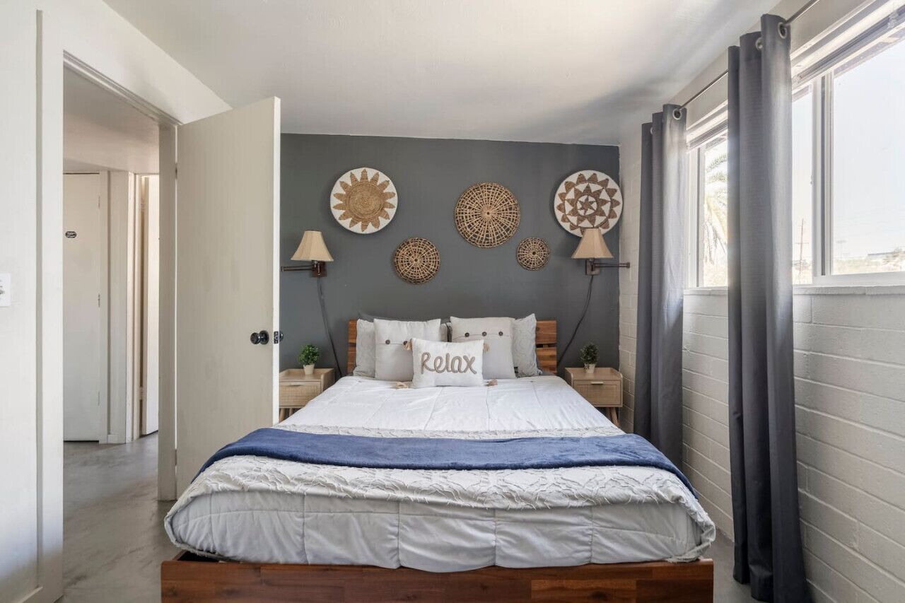 2 bedrooms, desk, iron/ironing board, free WiFi