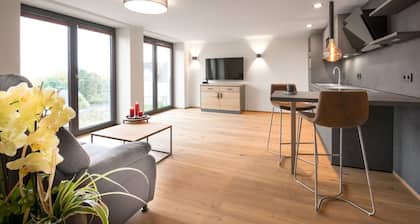 Chalet-Fewo "Schlossblick", 51 sqm & wellness/fitness/sauna - Bergrödelhof