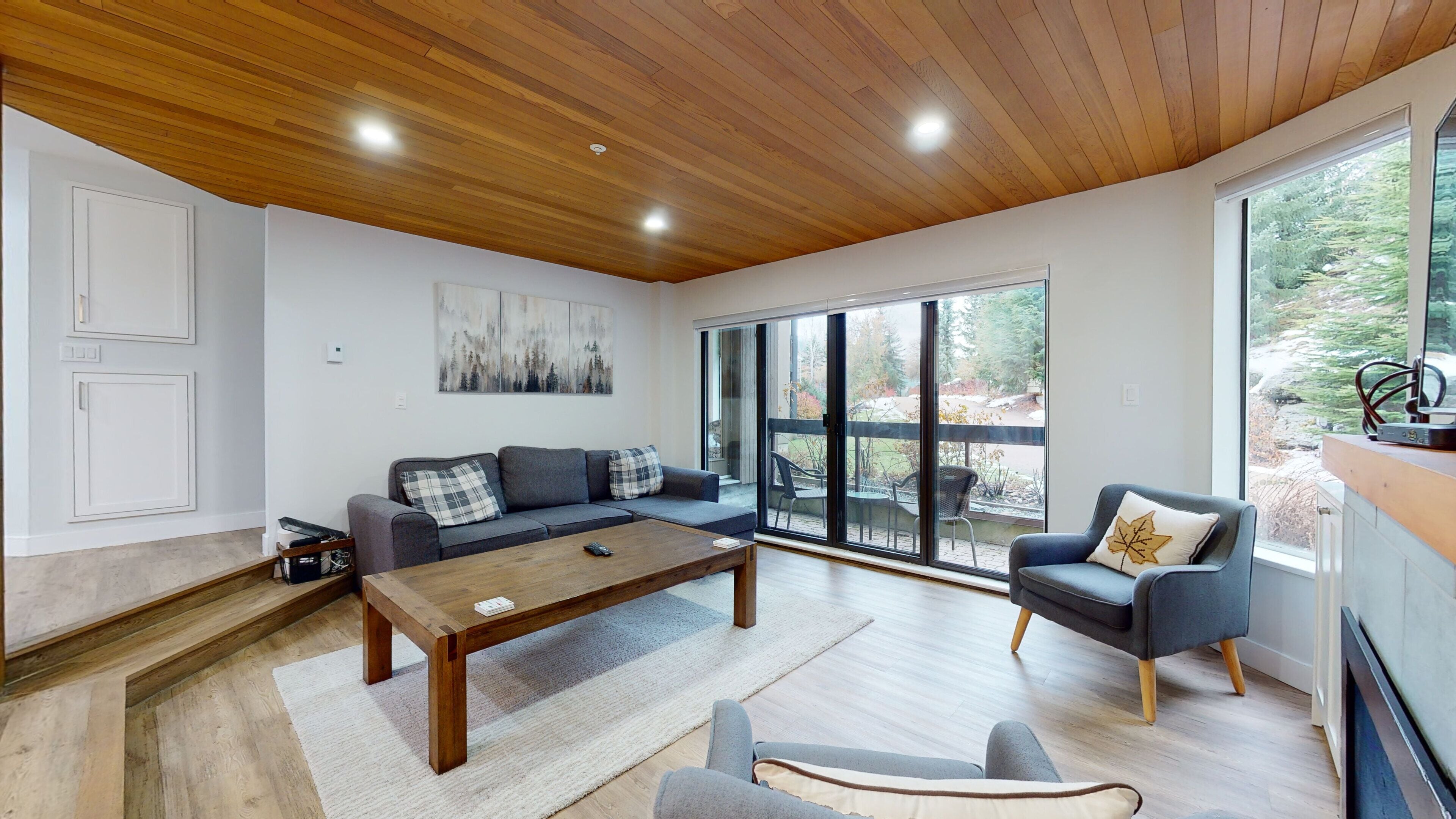 Apartment | Living area | Fireplace