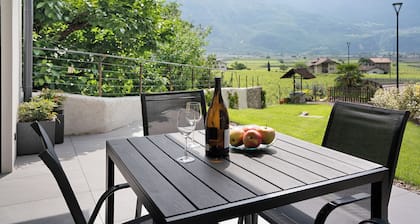 Apartment 'Haus Weinblick Apt 3' mit Bergblick, WLAN und Klimaanlage