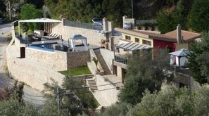 Exterior - "Villa Kastro" with Sea View, Private Pool, Garden and Balcony (Lefkada)