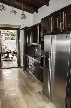 Interior - "Villa Kastro" with Sea View, Private Pool, Garden and Balcony (Lefkada)