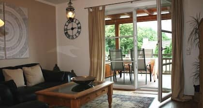 Vacation apartment with sep. Bedroom, terrace, 60sqm